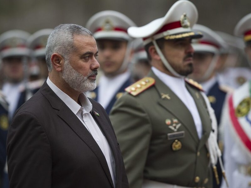 Hamasleider Ismail Haniyeh is op oficieel bezoek in Iran.