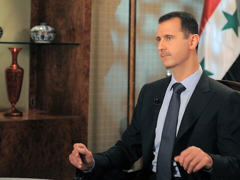 De Syrische president Assad drukt het verzet de kop in.