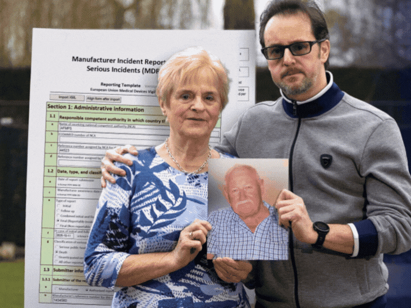 Frieda en Tim verloren longpatiënt Albert Haesevoets aan een defecte zuurstoftank en waarschuwen andere patiënten.