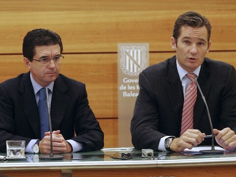 Iñaki Urdangarín (rechts).