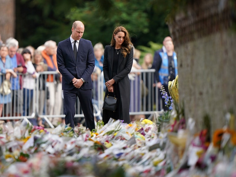 William en Kate in Sandringham. 