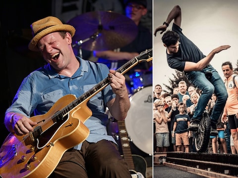 Shakedown Tim is één van de artiesten die op zaterdag voor de muziek zorgt tijdens de Rodenbachfeesten. Op zondag kan je daarentegen onder andere Tim Desmet en zijn eenwielerstunts ontdekken.