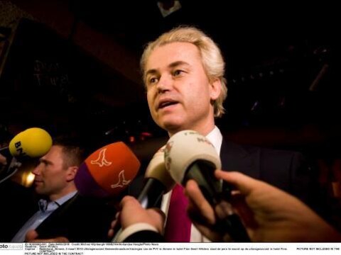 Schinkelshoek kan niet leven met een coalitie die kan rekenen op de steun van Wilders (foto).