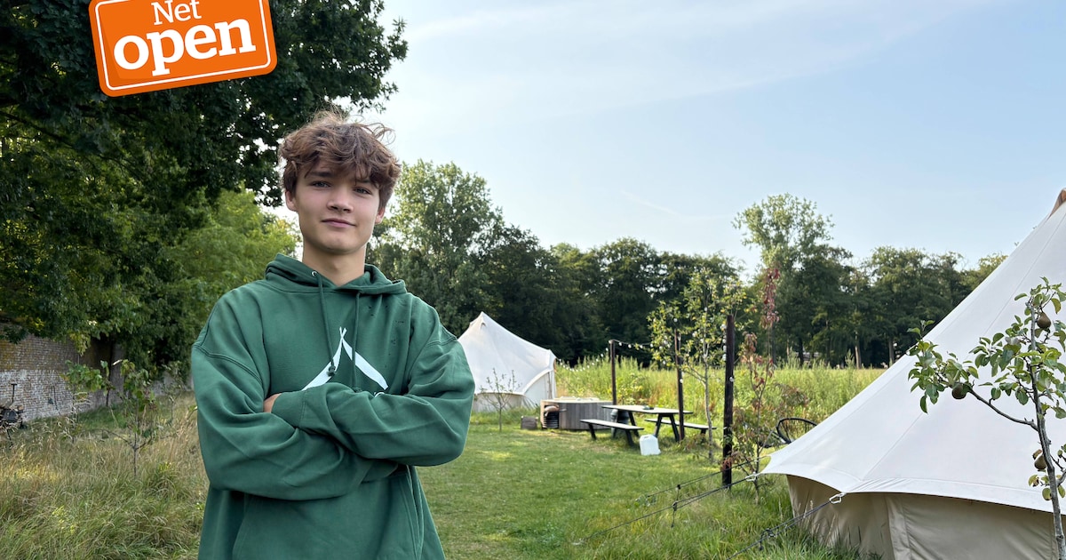 NET OPEN. Quinten (19) start glamping in de velden van Zomergem: “Hier hoor je enkel vogels”