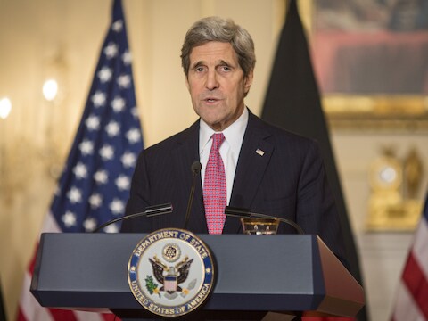 Amerikaans minister van Buitenlandse Zaken John Kerry.