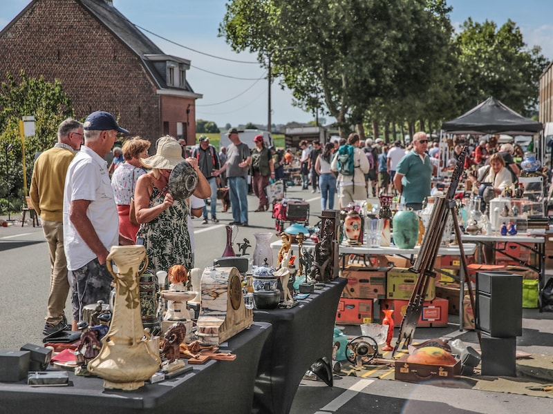 IN BEELD. Ruim 10.000 bezoekers snuisteren tussen 1.100 standen op gigantische rommelmarkt in Kemmel