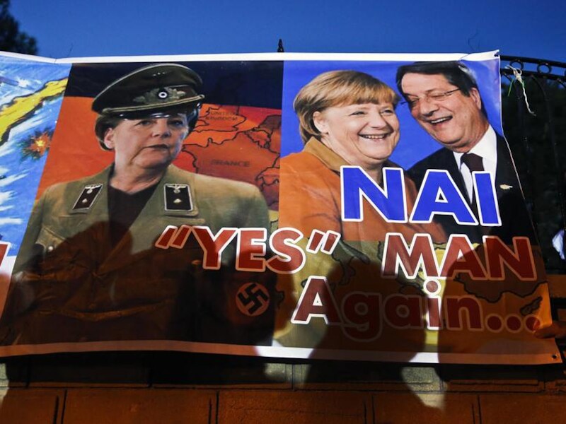 Terwijl veel Cyprioten Duits bondskanselier Merkel als hoofdschuldige voor de malaise zien, houdt de financiële onzekerheid in het land aan.