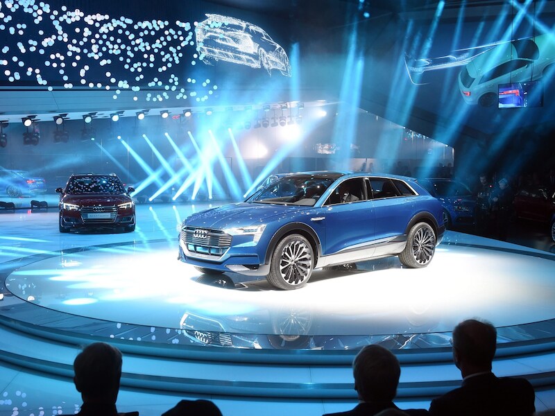 De nieuwe Audi e-tron quattro moet de directe concurrent van de Tesla Model X worden.