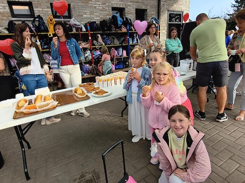 In de Sint-Martinusschool in Erpe is de eerste schooldag smakelijk gestart.