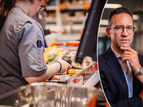 Volgens sommige (oud-)Colruytmedewerkers worden in de luwte voortdurend werknemers aan de deur gezet. Rechts: HLN-retailexpert Pierre-Alexandre Billiet.