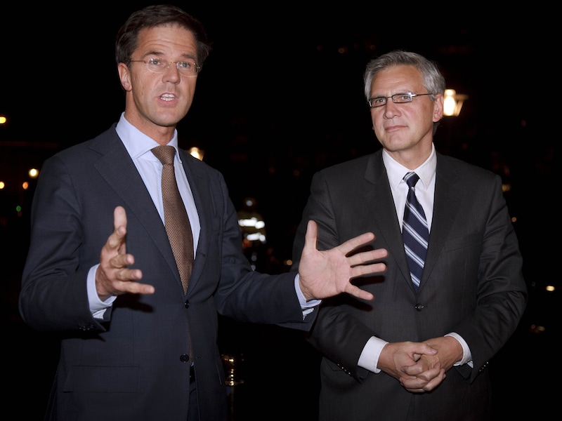 De Nederlandse minister-president Mark Rutte ontving woensdag Kris Peeters in Den Haag.