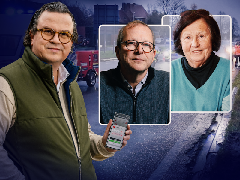 Vincent Parisis (47) maakte ‘Trapspotter’. Vincent Leus (62) en Annemie Hemelaers (71) reageren als ouders van een kind dat door een dronken bestuurder is doodgereden. 