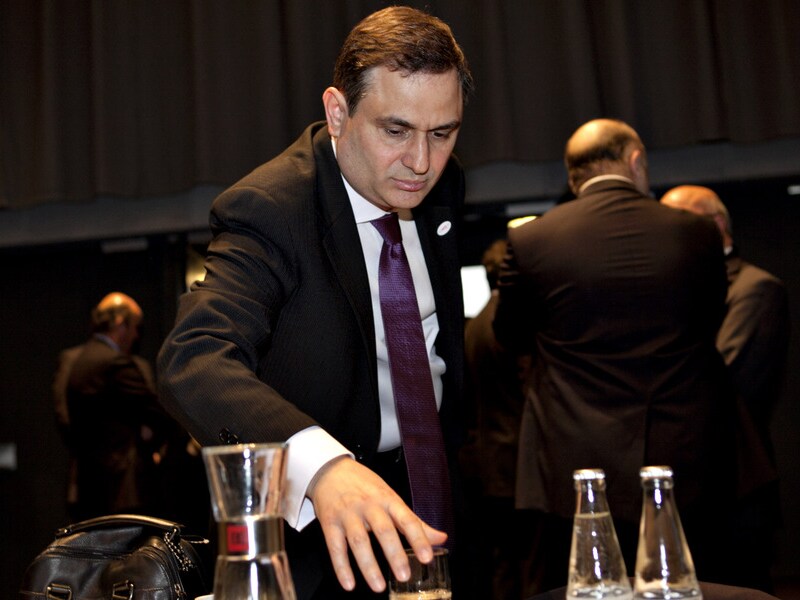 Grieks minister van Financiën Filippos Sachinidis.