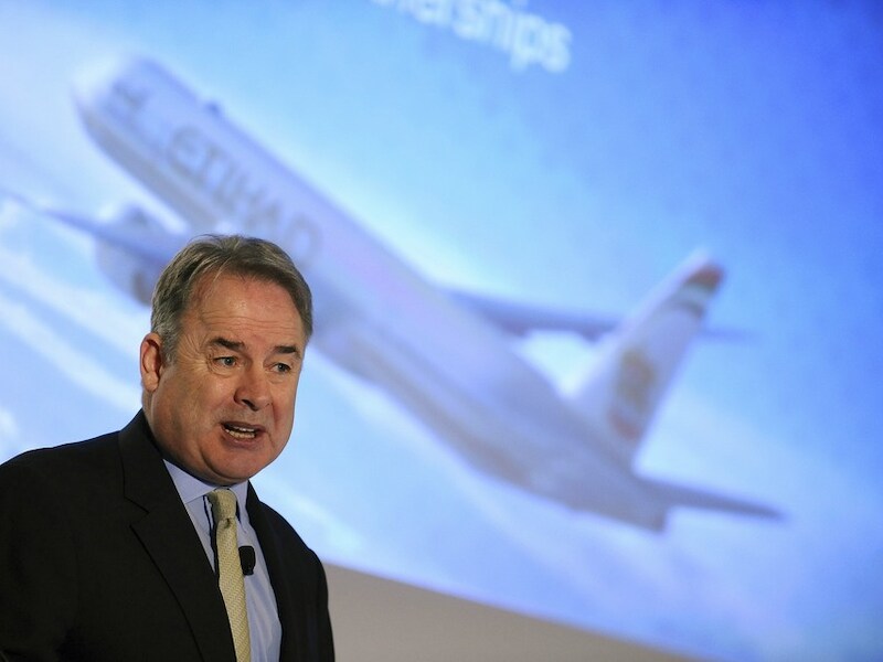Directeur van Etihad James Hogan.
