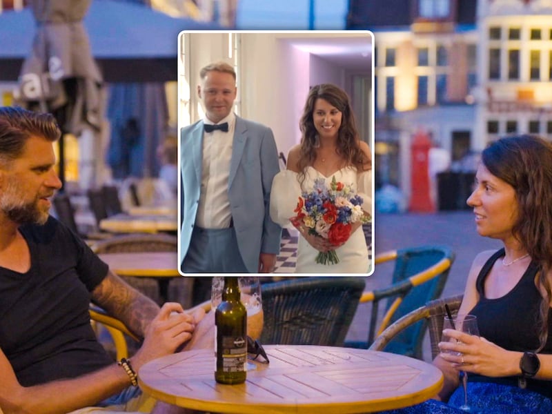 Matti en Ellen uit ‘Blind getrouwd’.