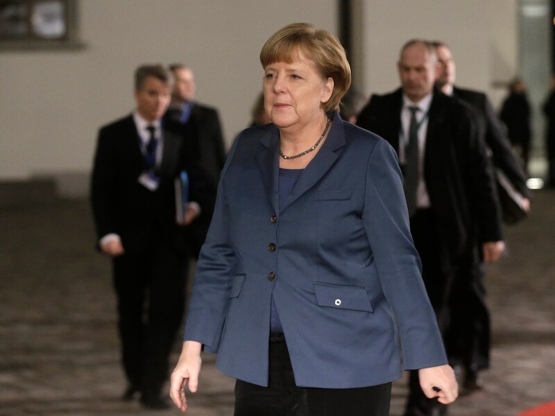 De Duitse Bondskanselier Angela Merkel.