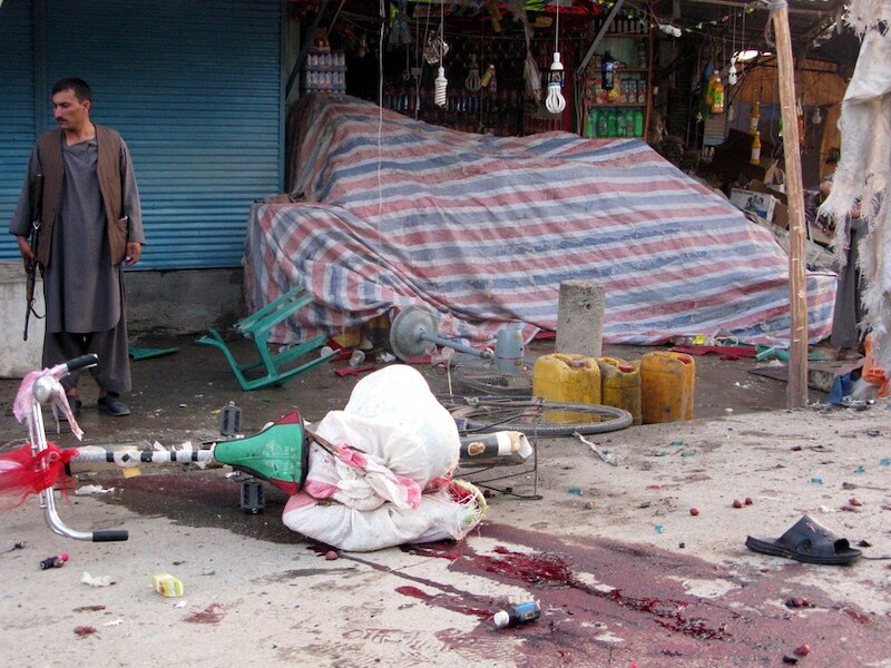 In Kunduz was er gisteren ook al een zelfmoordaanslag waarbij zes doden vielen.