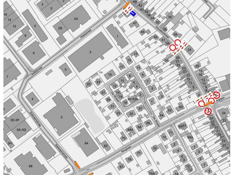 Situatieschets Hovaerestraat