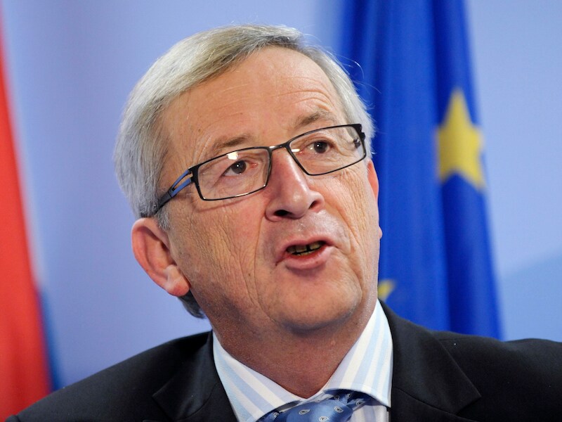 Voorzitter van de Euro-groep Jean-Claude Juncker.