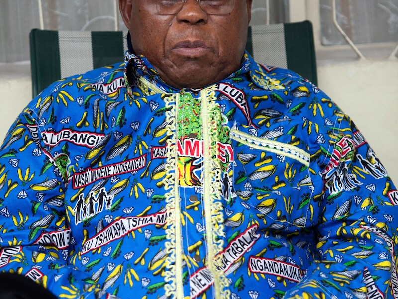 Oppositieleider in Congo Etienne Tshisekedi.