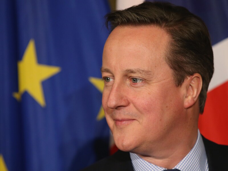 De Britse premier David Cameron.