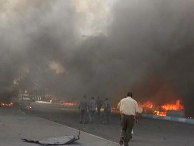 Explosies in Bagdad.