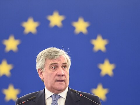 Voorzitter van het Europees Parlement Antonio Tajani