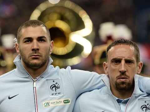 Benzema en Ribéry zitten in vieze papieren.
