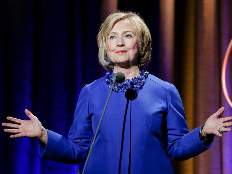 De voormalige Amerikaanse minister van Buitenlandse Zaken Hillary Clinton.