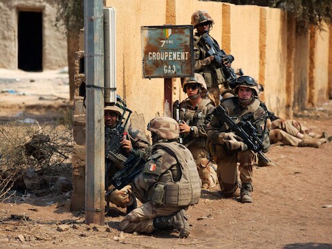 Franse soldaten in Mali.