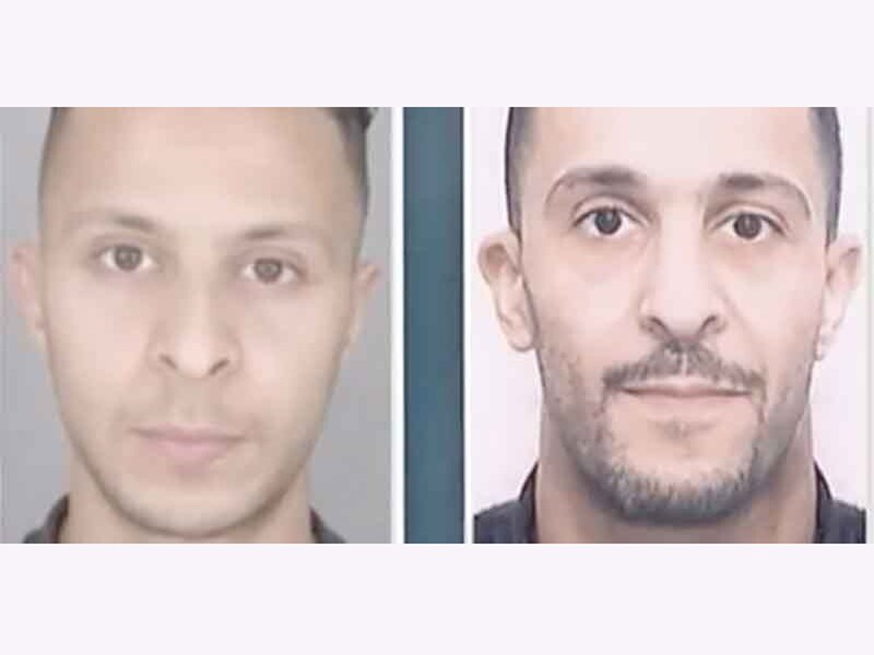 Salah (links) en Brahim Abdeslam.