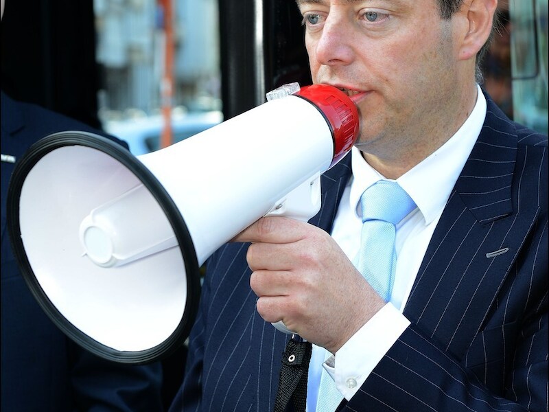 Bart De Wever op campagne in Oostende, afgelopen zondag.