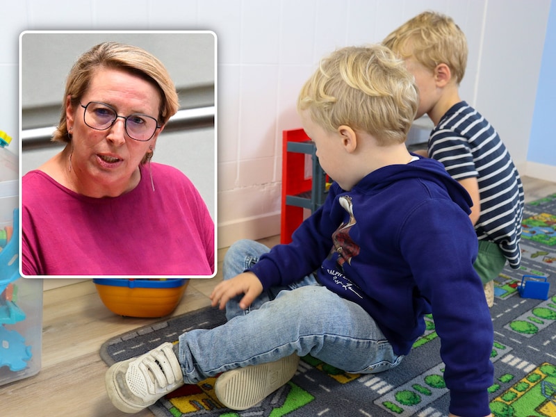 Kinderopvang Pluto in Zulte. Vlaams minister van Welzijn Caroline Gennez (Vooruit) zal vrijdag in het parlement meer uitleg geven.