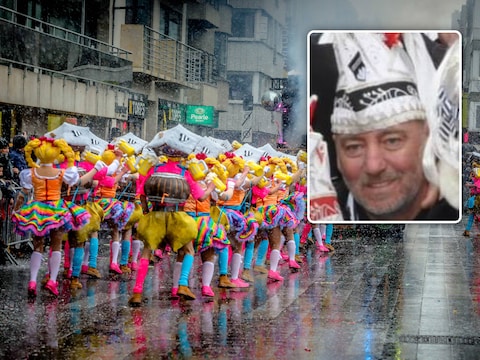 Georges Van Troostenberghe (inzet) was een gekende naam in de Blankenbergse carnavalmiddens.