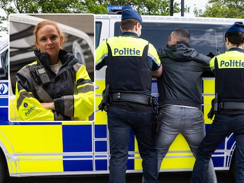 Bij verschillende acties tegen drugsoverlast in de Seefhoek kon de politie van Antwerpen meerdere dealers op heterdaad betrappen meldt Kim Bastiaens. Inzet: Portret Kim Bastiaens, woordvoerder van politie Antwerpen
