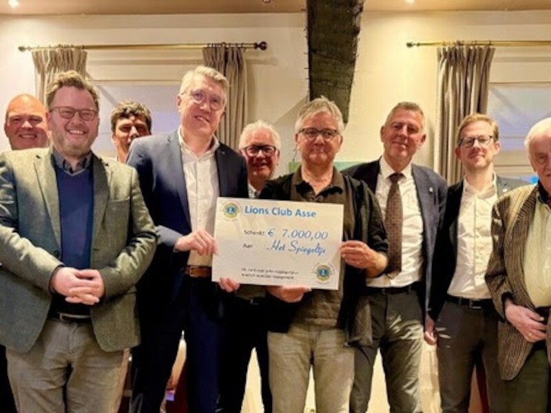 Lions Club Asse schenkt 7.000 euro aan goed doel