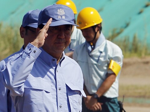 Premier Shinzo Abe.