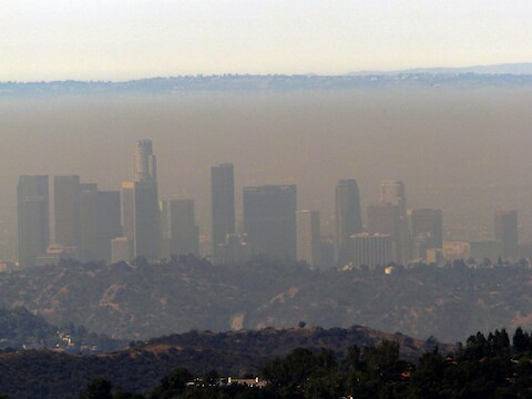 Los Angeles in de hitte.