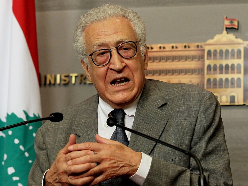 Lakhdar Brahimi bedacht het plan voor een staakt-het-vuren in Syrië.