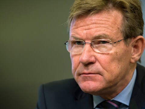 Minister van Financiën Johan Van Overtveldt (N-VA).
