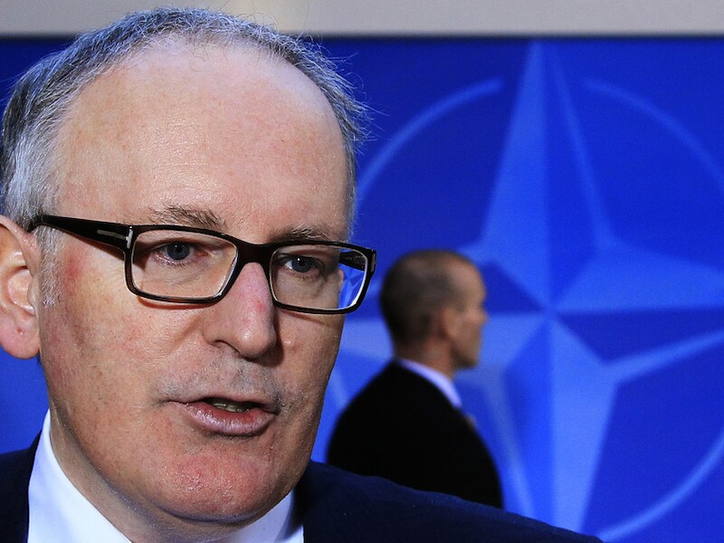 De Nederlandse minister van Buitenlandse Zaken Frans Timmermans.