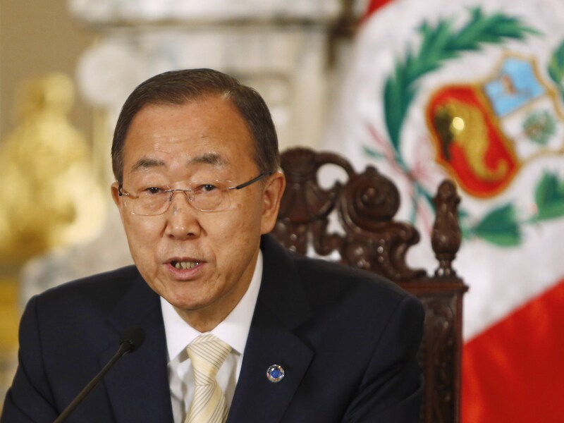 VN-secretaris-generaal Ban Ki-moon