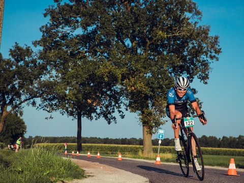 Sfeerbeeld wielerwedstrijd Proloogse Baan