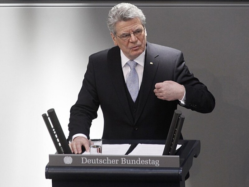 Duits president Joachim Gauck.