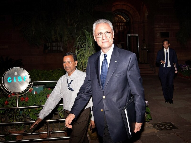 De Italiaanse ambassadeur Daniele Mancini.