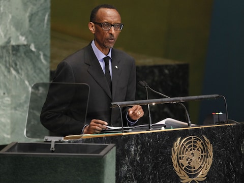 Rwandees president Paul Kagame.