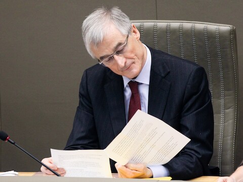 Minister Geert Bourgeois.