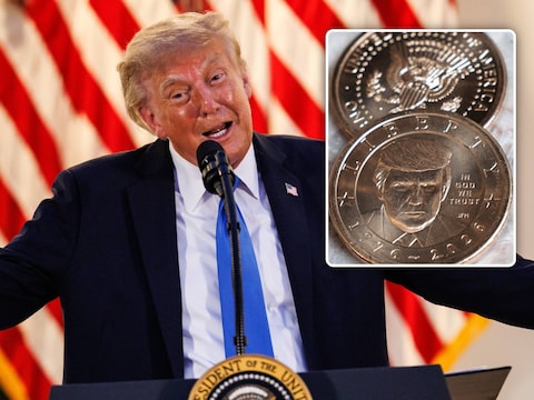 Hij flikt het toch weer: met Trump staat voor het eerst in 100 jaar levende president op Amerikaanse munt