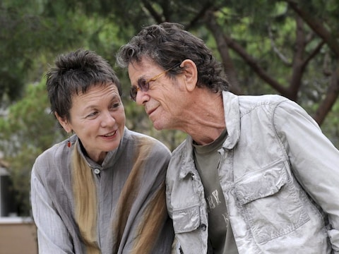 Lou Reed en zijn vrouw Laurie Anderson in Spanje, 2009.