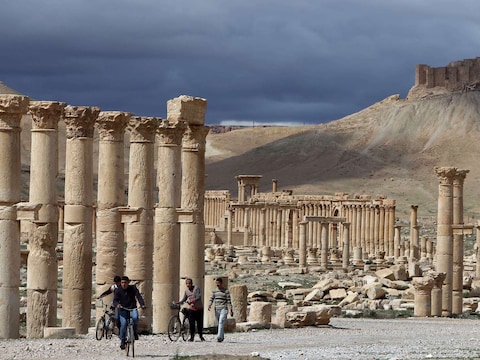 De historische stad Palmyra.